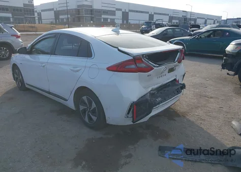 2017 Hyundai Ioniq Hybrid Sel из США, поврежденный, VIN KMHC75LC0HU036864